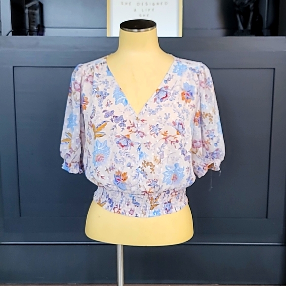 Joie Tops - Joie Crop Floral Top